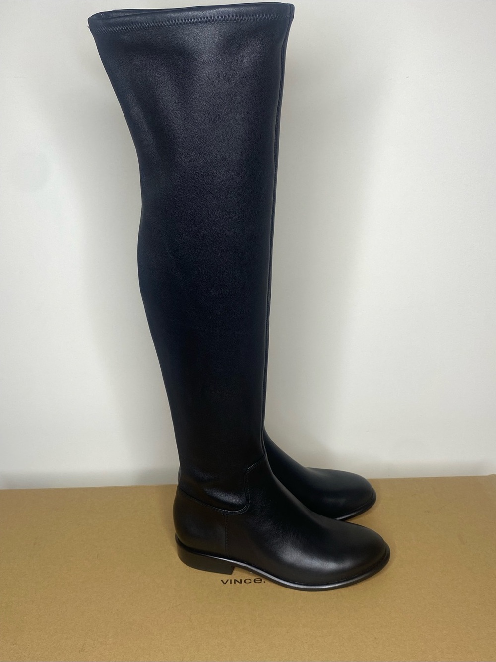 Vince Cody Over The Knee Leather Boots Size 6